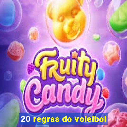 20 regras do voleibol